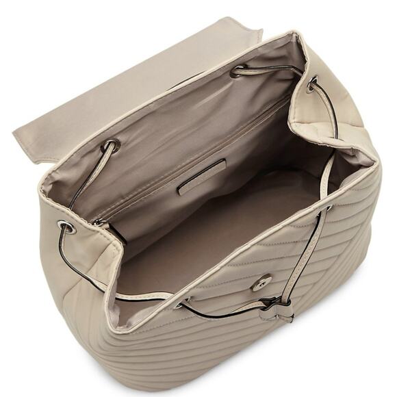 Sam Edelman Ivory Quilted Faux Leather Backpack - Picture 12 of 12